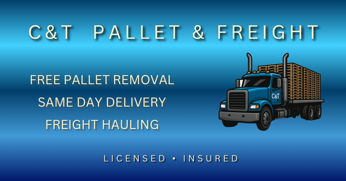 C & T semi-trailer for pallet and freight hauling